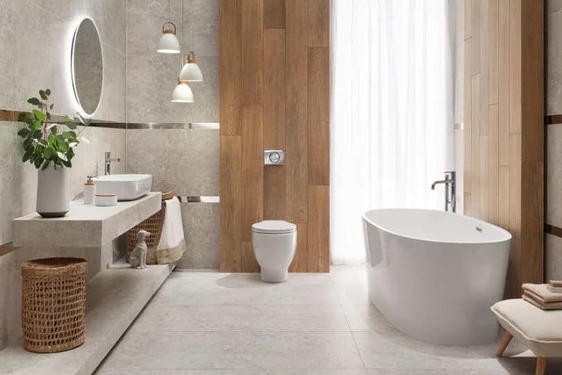 Gres czy płytki do łazienki: różnice, zalety i parametry techniczne