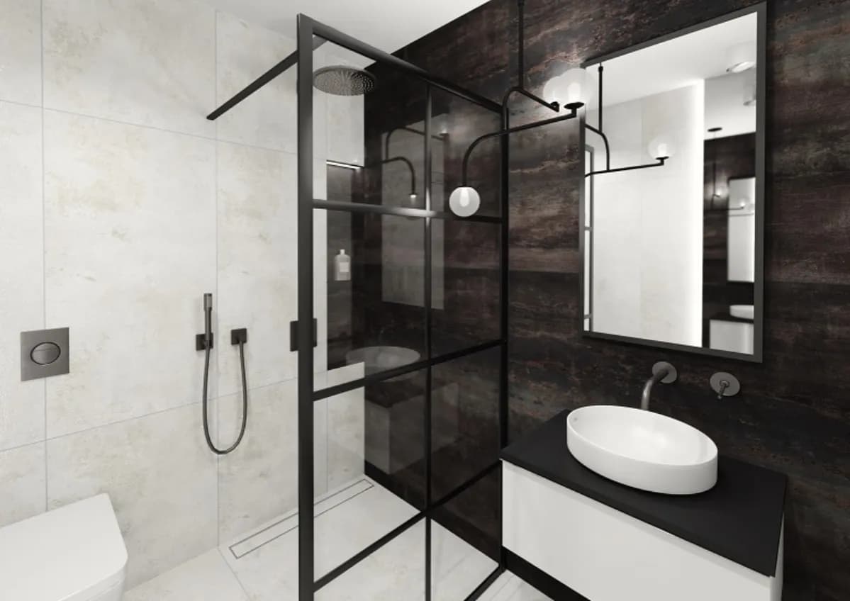 Jak urządzić małą łazienkę z prysznicem w bloku: 10 sprawdzonych aranżacji