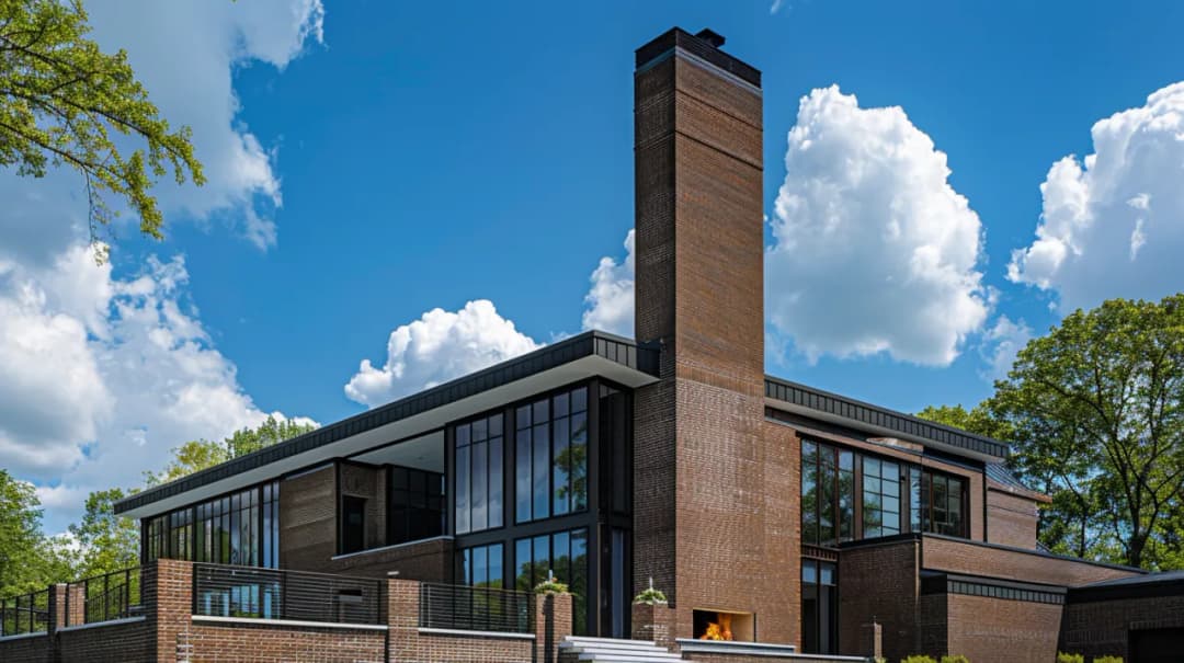 Komin z cegły klinkierowej – Elegancka opcja dla Twojego domu
