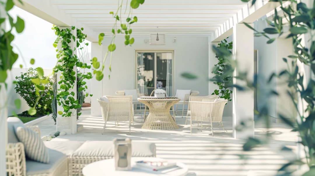 Jakie aranżacje tarasu w białym kolorze wybrać – Inspiracje, trendy