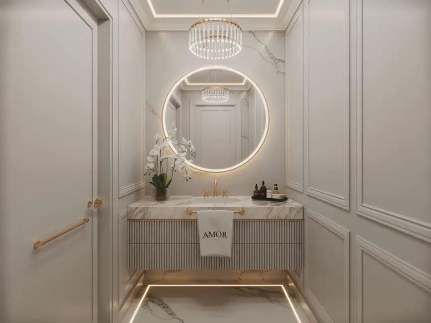 Jak powiększyć łazienkę lustrami: sprytne triki na przestronną łazienkę