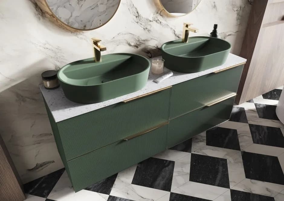 Jakie meble pasują do zielonej łazienki - poradnik wyposażenia wnętrz