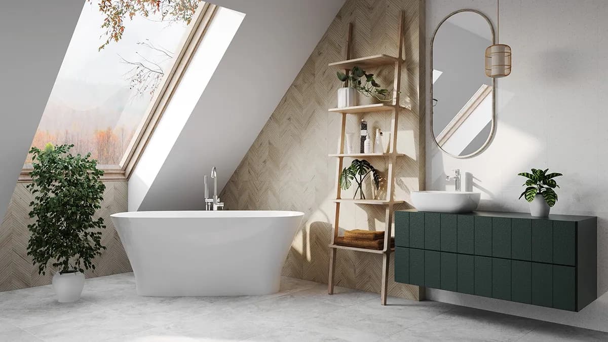 Jak urządzić małą łazienkę ze skosem: 8 skutecznych rozwiązań i trików