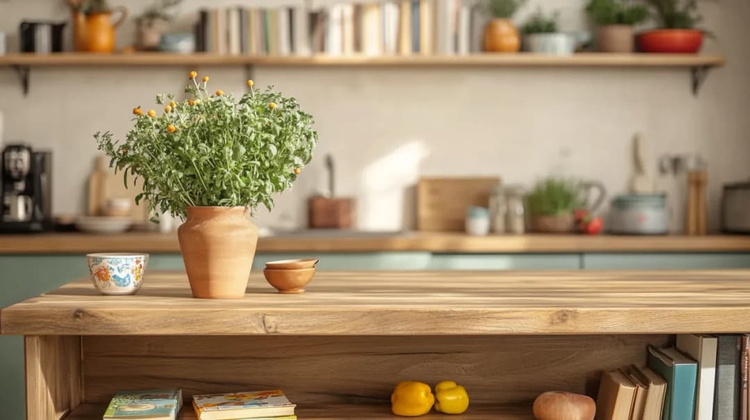Wyspa kuchenna drewniana – Wybór, aranżacja i korzyści z użycia drewna w kuchni