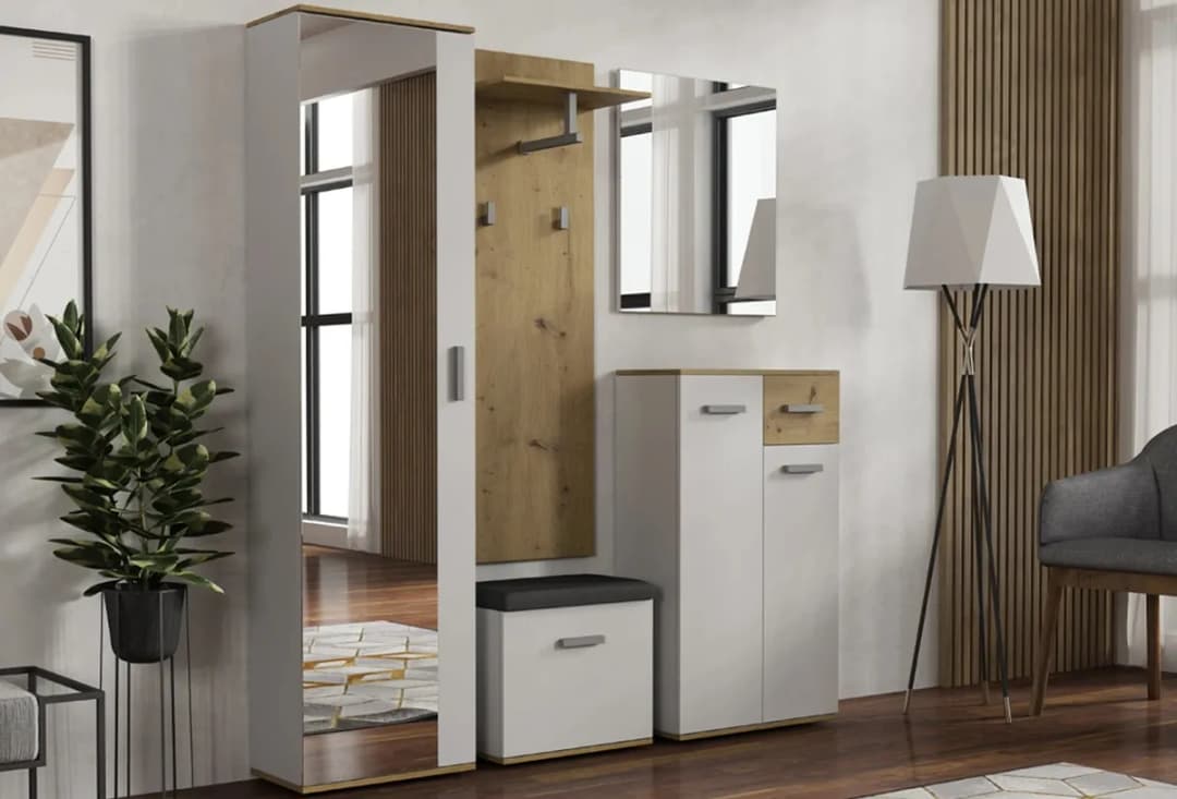 Mały przedpokój – jak go optycznie powiększyć i dobrze zorganizować