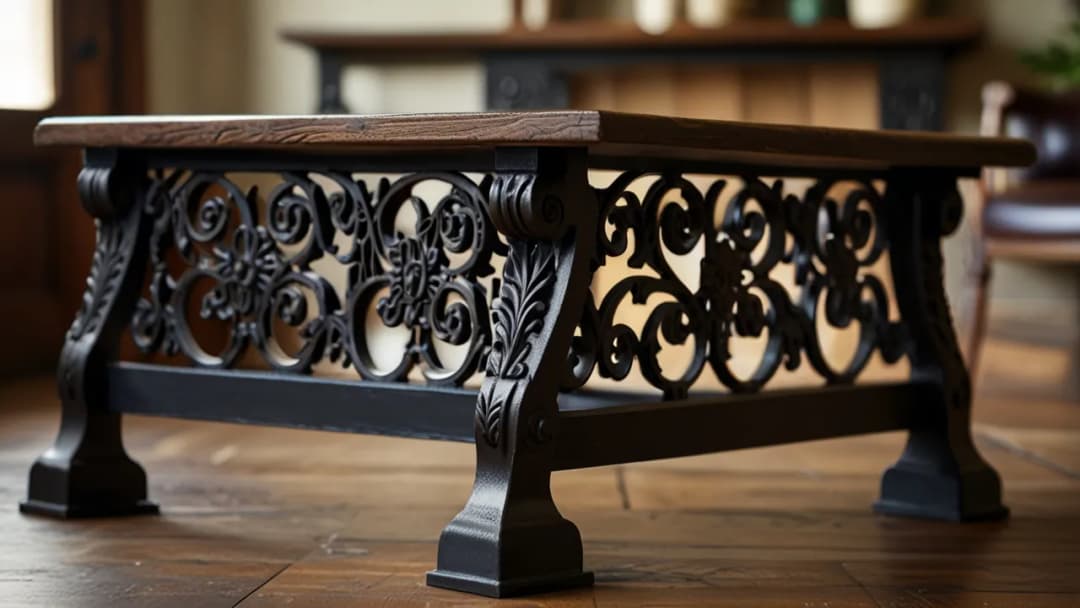 Żeliwne nogi do stołu – Styl, funkcjonalność i jak wybrać idealne nogi do stołu