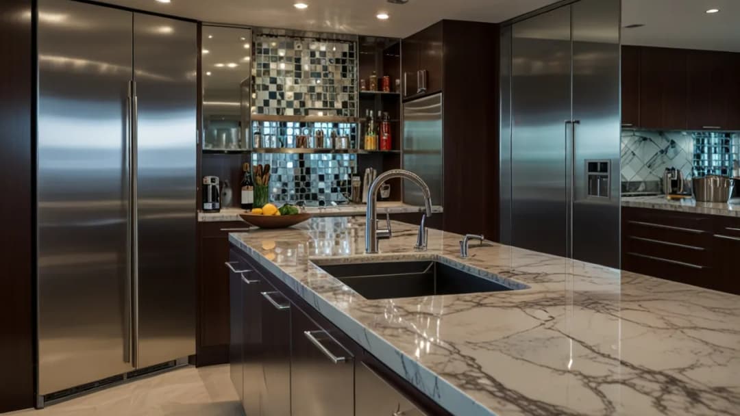 Płytki lustrzane – Trendy, zastosowania i nowoczesne rozwiązania do kuchni