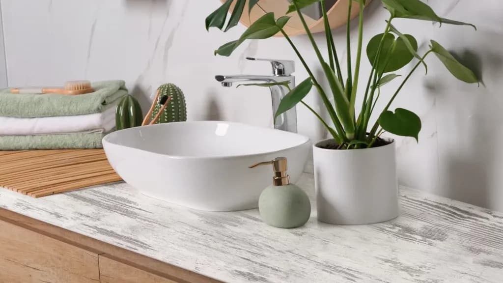 Co na blat do łazienki? Te materiały będą służyć przez długie lata