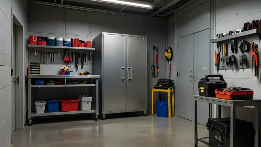 Metalowa szafa do garażu – Funkcjonalność, trwałość i praktyczne rozwiązania