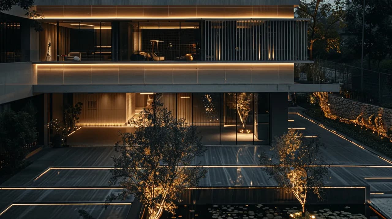 Oświetlenie elewacji domu – Styl i efektywność w nowoczesnych rozwiązaniach