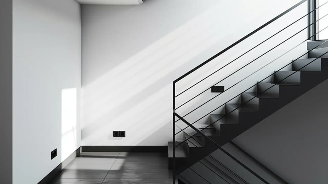 Czarne schody – Stylowe rozwiązania do aranżacji wnętrz i ich funkcjonalność